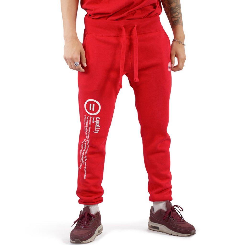 = E.qual.i.ty Sweat Pants (Red)
