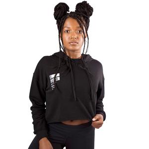 Black EQUALITY Crop Hoodie