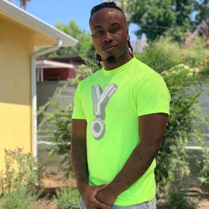 Neon Green Y Tee