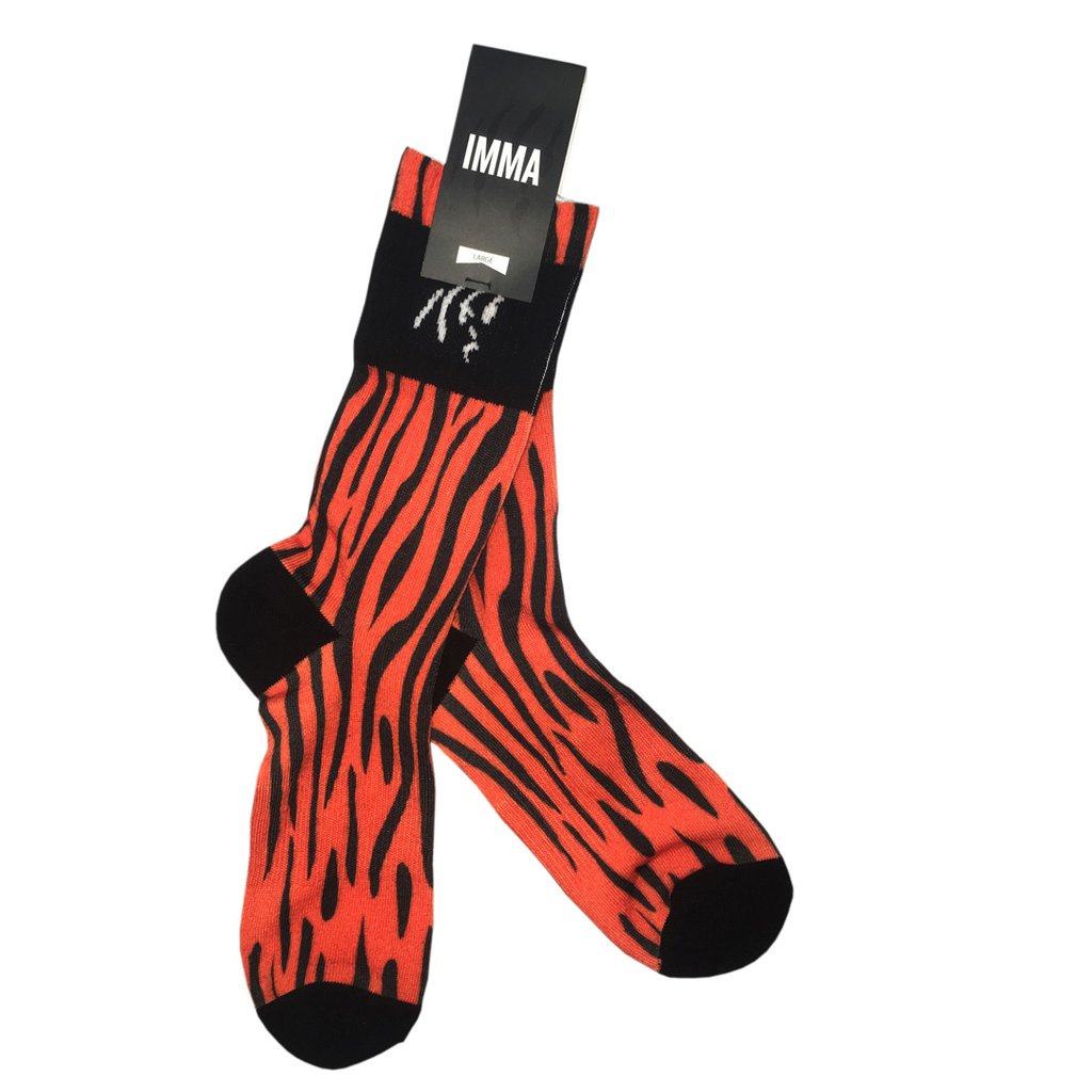 Tiger Striped Claw Socks